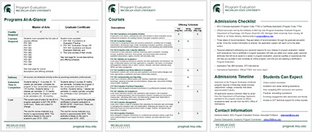 Weather Potdevin, Program Evaluation MA Alumnus